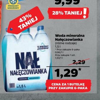 Netto Woda mineralna nałęczowianka oferta