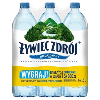 Kaufland Żywiec zdrój niegazowany woda źródlana 6 x 1,5 l oferta