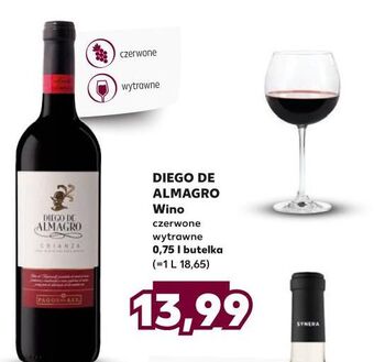 Kaufland Wino diego de almagro crianza oferta