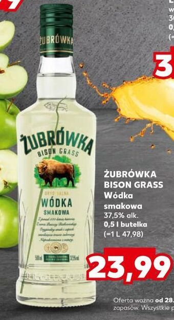 Kaufland Wódka żubrówka bison grass oferta