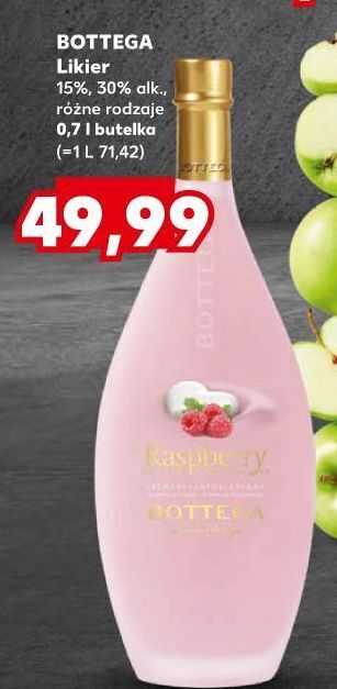 Kaufland Likier bottega raspberry oferta