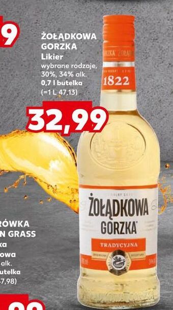 Kaufland Wódka żołądkowa gorzka tradycyjna oferta
