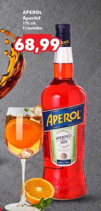 Kaufland Likier aperol aperitivo oferta