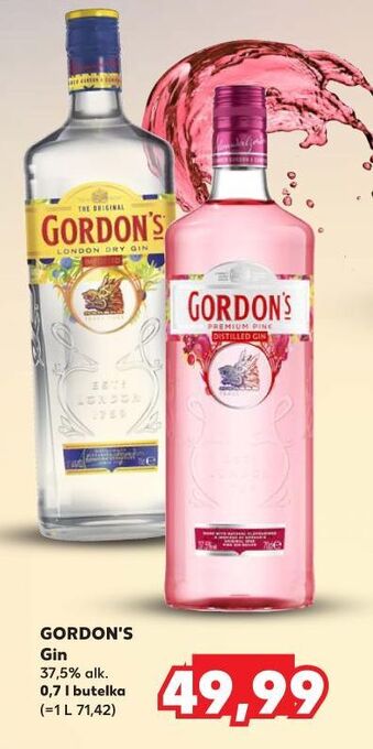 Kaufland Gin gordon's london dry oferta