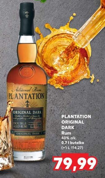 Kaufland Rum plantation original dark oferta