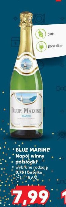 Kaufland Wino blue marine bianco oferta