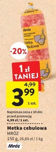 Intermarche Metka cebulowa mróz oferta