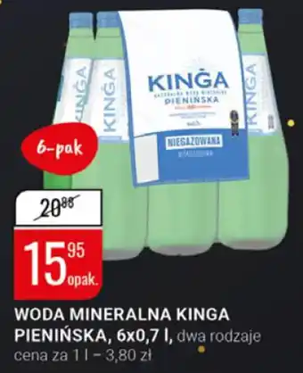 bi1 Kinga Woda Mineralna Pekińska 6x0,7l dwa rodzaje oferta