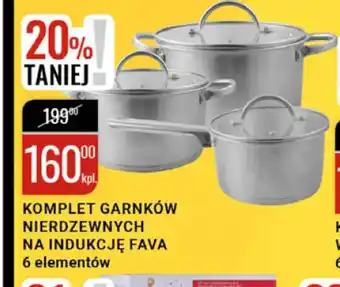 bi1 Fava Komplet garnków nierdzewnych na indukcję oferta