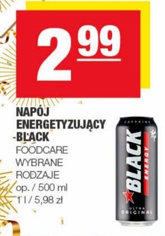 Spar FoodCare napój energetyzujący Black 500ml oferta