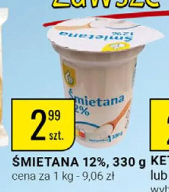 bi1 Śmietana 12%, 330g oferta