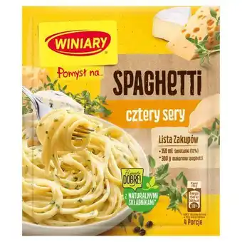 Torimpex Winiary pomysł na… spaghetti cztery sery 31 g oferta