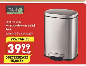 ALDI Kosz łazienkowy 5 l home creation oferta