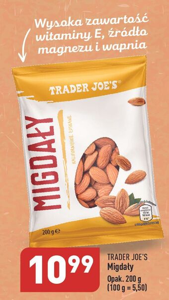 ALDI Migdały kalifornijskie trader joe's oferta