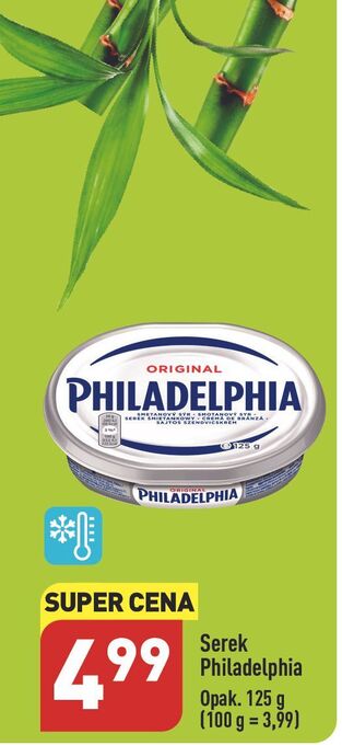 ALDI Serek original philadelphia oferta