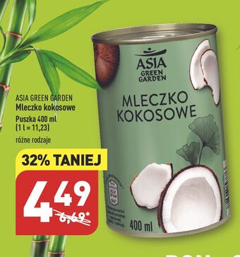 ALDI Mleczko kokosowe asia green garden oferta