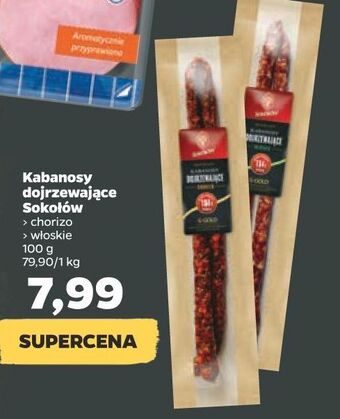 Netto Kabanosy dojrzewające chorizo sokołów oferta