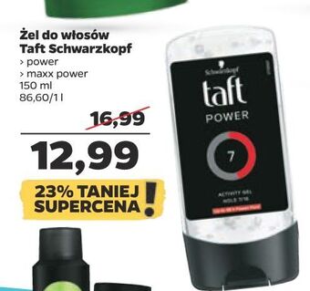 Netto Żel do włosów maxx power taft looks oferta