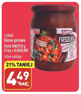 ALDI Fasolka po bretońsku z kiełbasą lemar (aldi) oferta