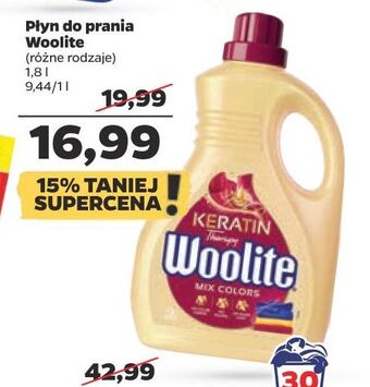 Netto Płyn do prania mix colors woolite keratin oferta