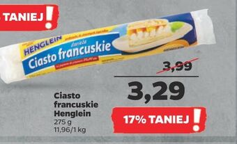 Netto Ciasto francuskie henglein oferta