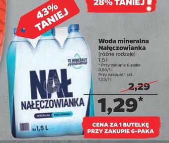 Netto Woda niegazowana nałęczowianka oferta