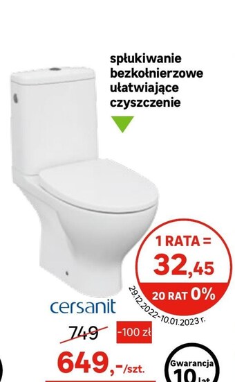 Leroy Merlin Kompakt wc cersanit oferta