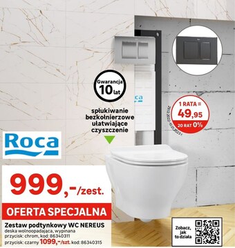 Leroy Merlin Zestaw podtynkowy roca oferta