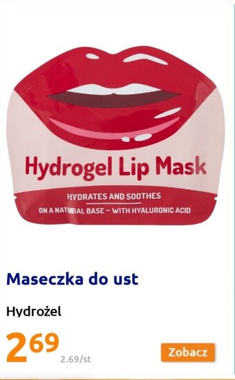 Action Maseczka do ust Hydrożel oferta