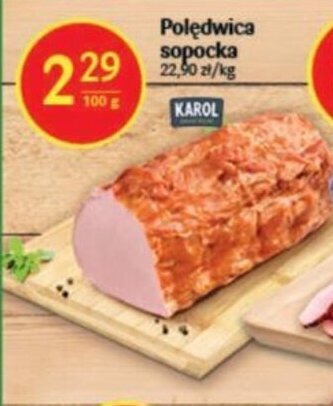 Delikatesy Centrum Karol Polędwica sopocka 100g oferta