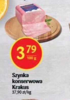 Delikatesy Centrum Krakus Szynka konserwowa 100g oferta