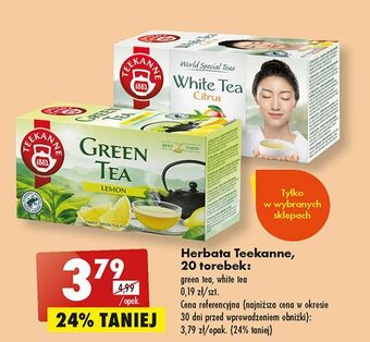 Biedronka Herbata lemon teekanne green tea oferta