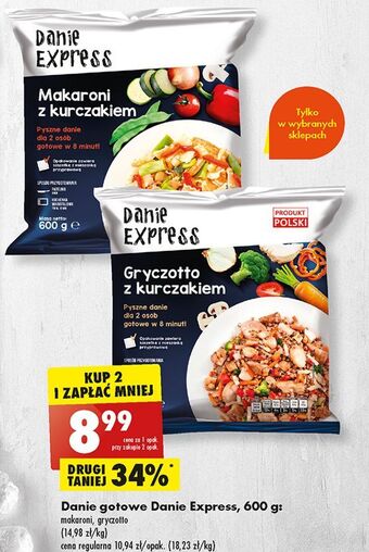 Biedronka Gryczotto z kurczakiem danie express oferta