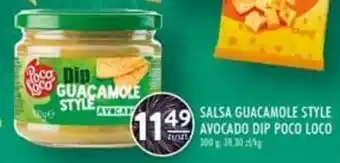 Stokrotka Poco Loco Salsa Guacamole Style Avocado dip, 300g oferta