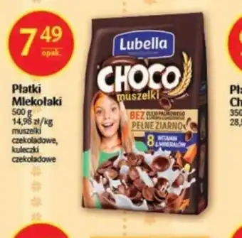 Delikatesy Centrum Lubella Płatki Mlekołaki 500g muszelki czekoladowe, kuleczki czekoladowe oferta