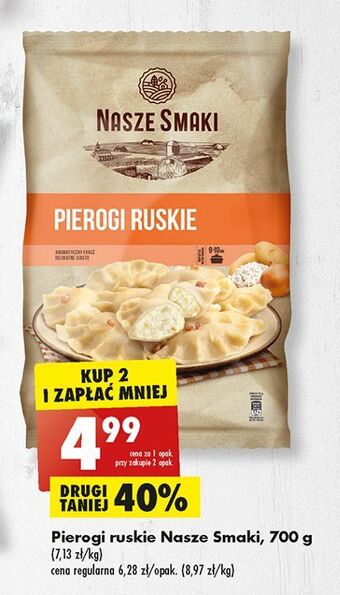 Biedronka Pierogi ruskie nasze smaki oferta