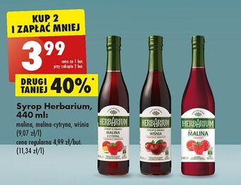 Biedronka Syrop wiśnia herbarium oferta