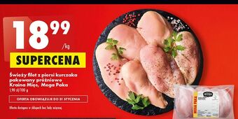 Biedronka Filet z piersi kurczaka kraina mięs oferta