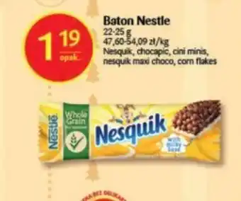 Delikatesy Centrum Nestle Baton 22-25g Nesquik, chocapic, cini minis, nesquik, maxi choco, corn flakes oferta