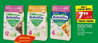 Biedronka Kaszka mleczna manna bobovita oferta
