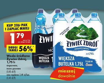 Biedronka Woda mocny gaz żywiec zdrój oferta