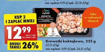 Biedronka Krewetki koktajlowe myfood oferta