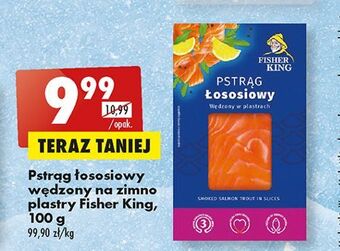 Biedronka Pstrąg łososiowy wędzony na zimno fisher king oferta