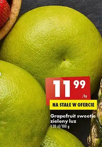 Biedronka Grapefruit zielony sweete oferta