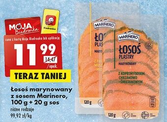 Biedronka Łosoś koper z sosem chrzanowo-śmietanowym marinero oferta