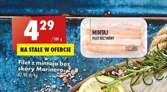Biedronka Mintaj filet bez skóry marinero oferta