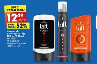 Biedronka Żel do włosów mega strong taft power oferta