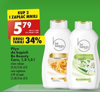 Biedronka Płyn do kąpieli 3 białe kwiaty be beauty care oferta