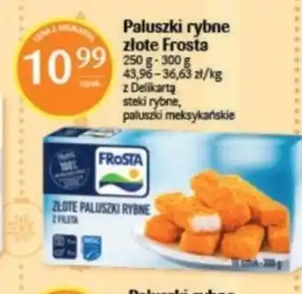 Delikatesy Centrum Frosta Paluszki rybne złote 250-300g steki rybne, paluszki meksykańskie oferta