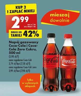 Biedronka Napój coca-cola zero oferta